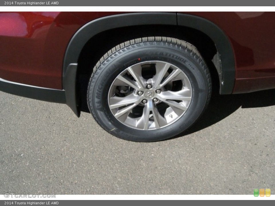 2014 Toyota Highlander LE AWD Wheel and Tire Photo #91755162
