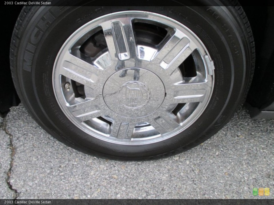 2003 Cadillac DeVille Sedan Wheel and Tire Photo #91772732
