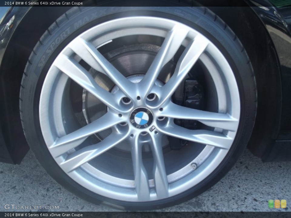 2014 BMW 6 Series 640i xDrive Gran Coupe Wheel and Tire Photo #91787978