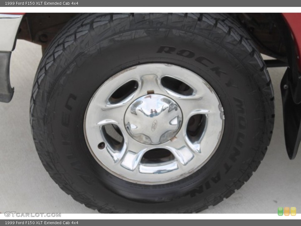 1999 Ford F150 XLT Extended Cab 4x4 Wheel and Tire Photo #91807058