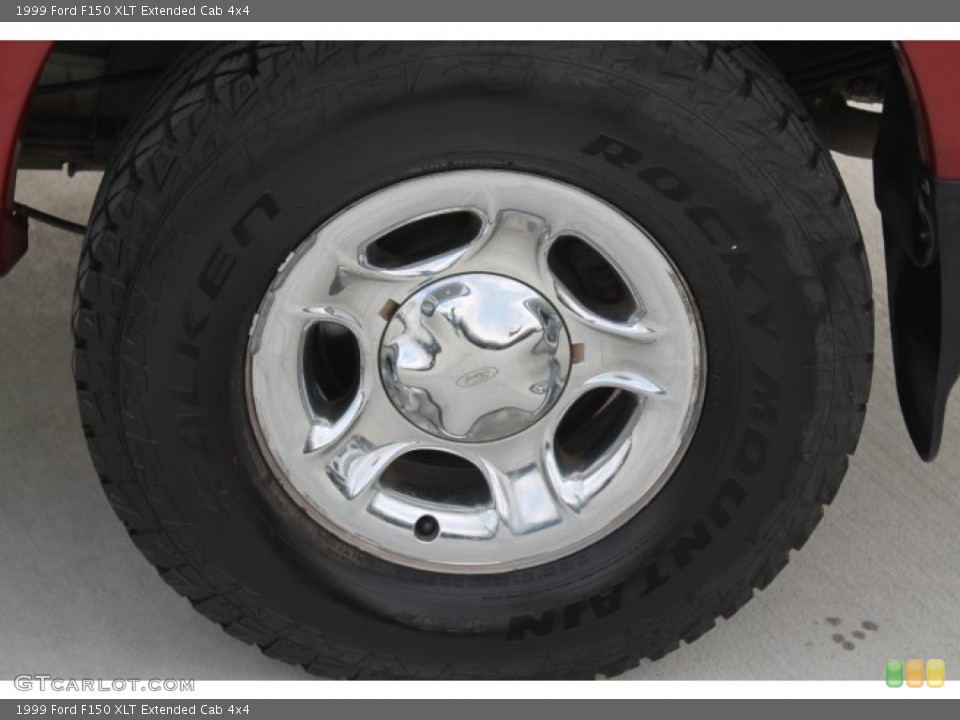 1999 Ford F150 XLT Extended Cab 4x4 Wheel and Tire Photo #91807067
