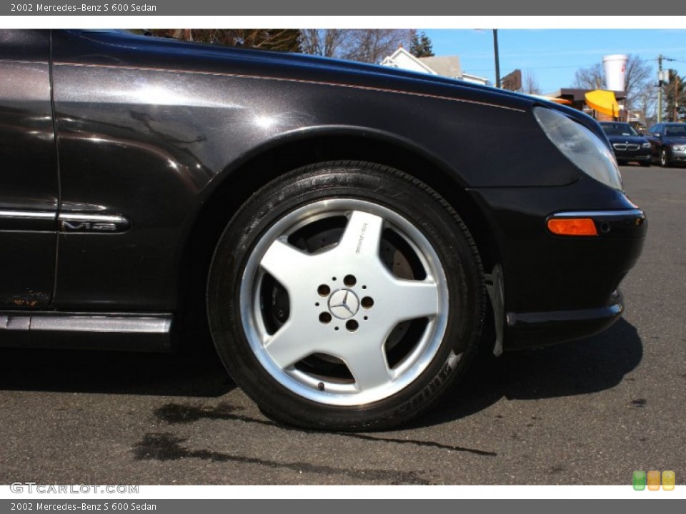 2002 Mercedes-Benz S 600 Sedan Wheel and Tire Photo #91807940