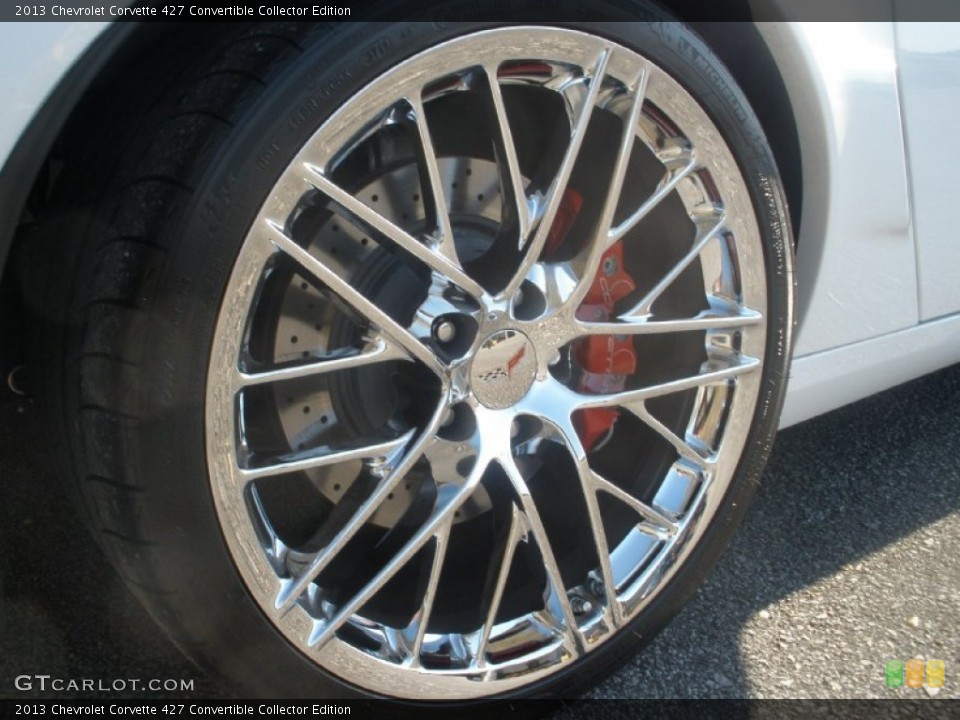 2013 Chevrolet Corvette 427 Convertible Collector Edition Wheel and Tire Photo #91860968