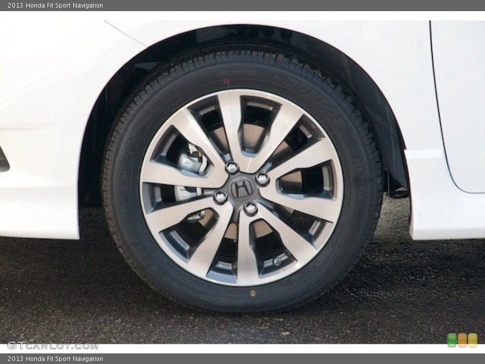2013 Honda Fit Sport Navigation Wheel and Tire Photo #91869968