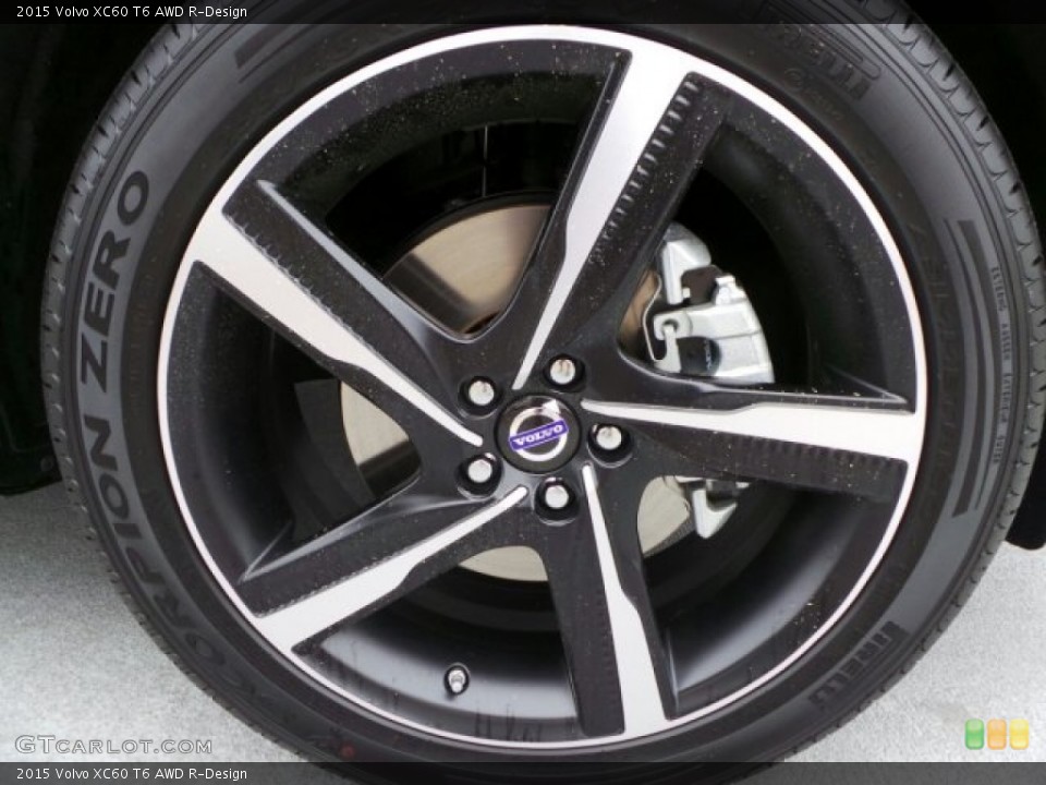 2015 Volvo XC60 T6 AWD R-Design Wheel and Tire Photo #91878002