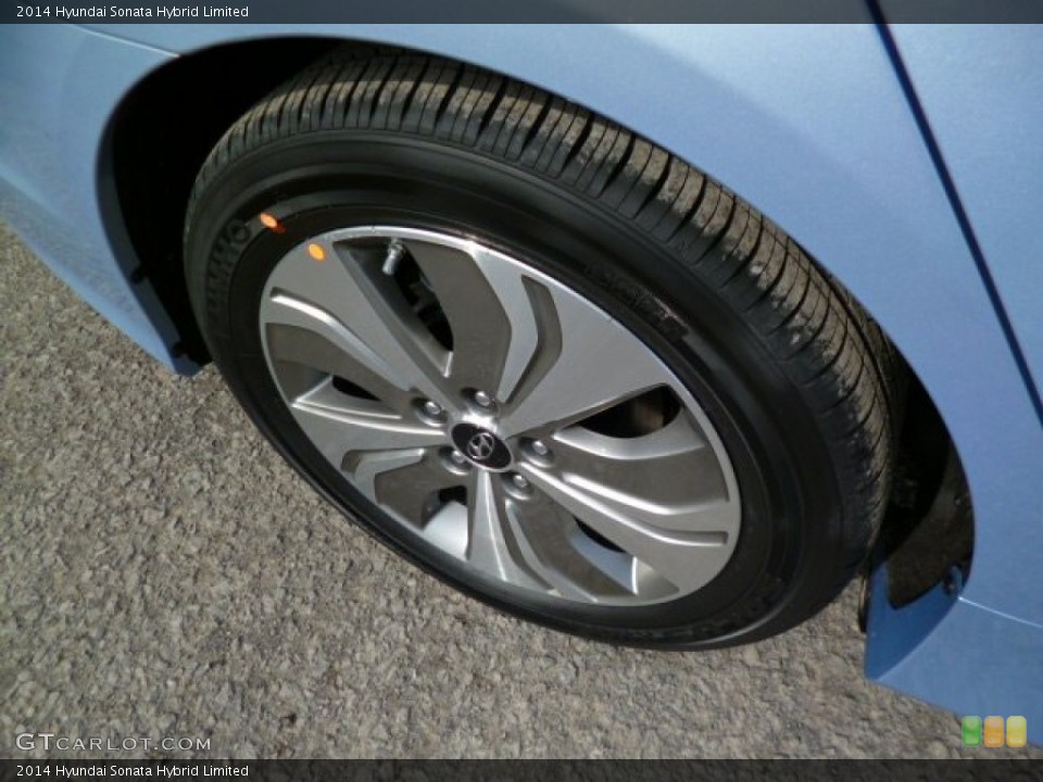 2014 Hyundai Sonata Hybrid Limited Wheel and Tire Photo #91956572