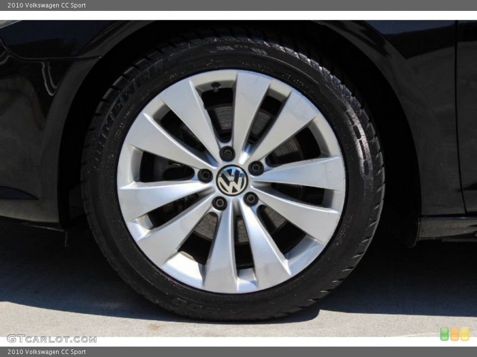 2010 Volkswagen CC Sport Wheel and Tire Photo #91963724