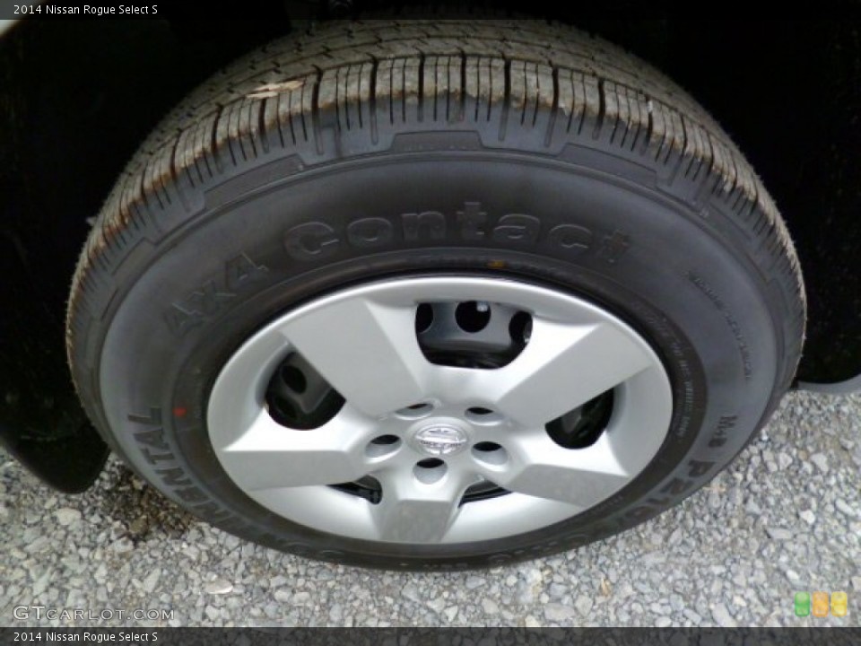 2014 Nissan Rogue Select S Wheel and Tire Photo #91971896