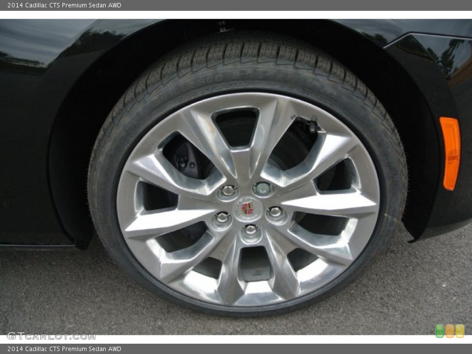 2014 Cadillac CTS Premium Sedan AWD Wheel and Tire Photo #91976501