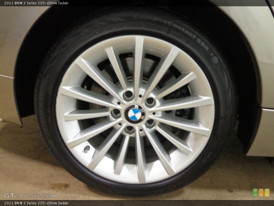 2011 BMW 3 Series 335i xDrive Sedan Wheel and Tire Photo #92005055