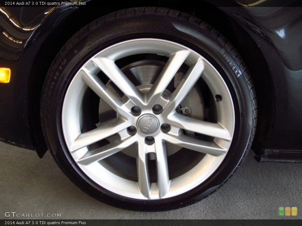 2014 Audi A7 3.0 TDI quattro Premium Plus Wheel and Tire Photo #92008925