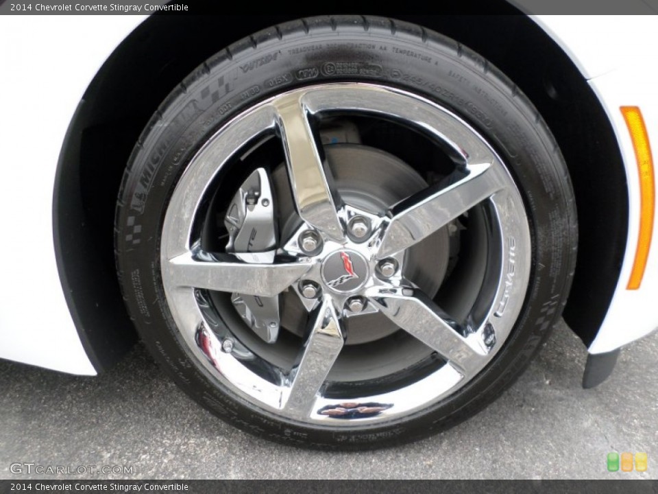 2014 Chevrolet Corvette Stingray Convertible Wheel and Tire Photo #92027023
