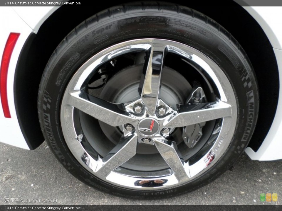 2014 Chevrolet Corvette Stingray Convertible Wheel and Tire Photo #92027045