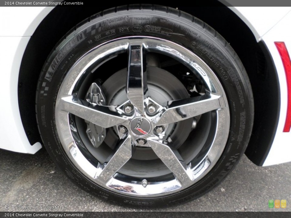 2014 Chevrolet Corvette Stingray Convertible Wheel and Tire Photo #92027066