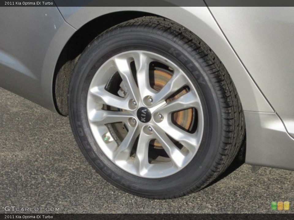 2011 Kia Optima EX Turbo Wheel and Tire Photo #92028359