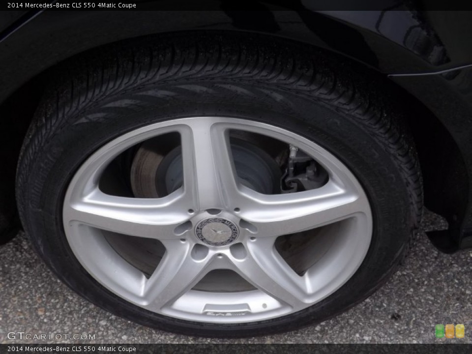 2014 Mercedes-Benz CLS 550 4Matic Coupe Wheel and Tire Photo #92036672