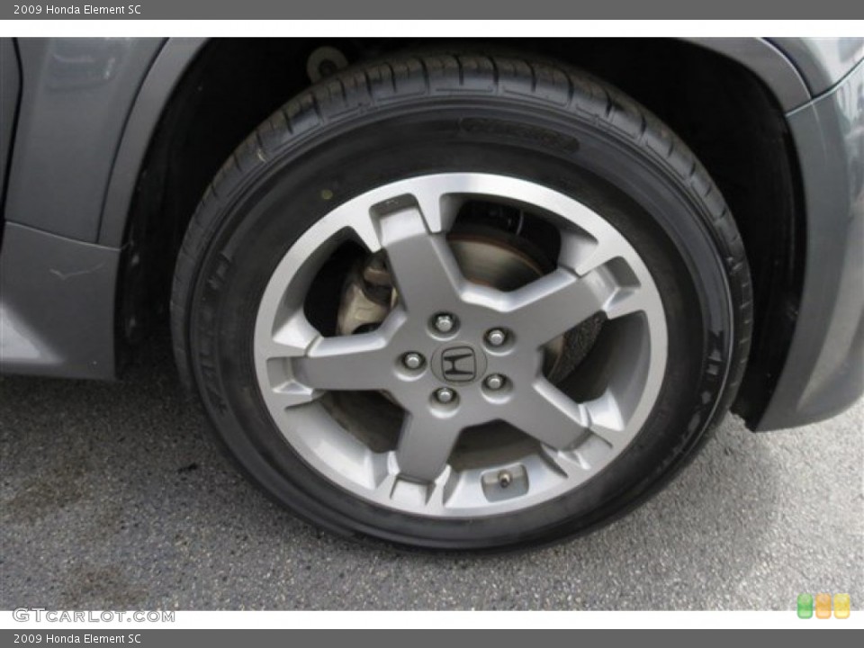 2009 Honda Element SC Wheel and Tire Photo #92043668