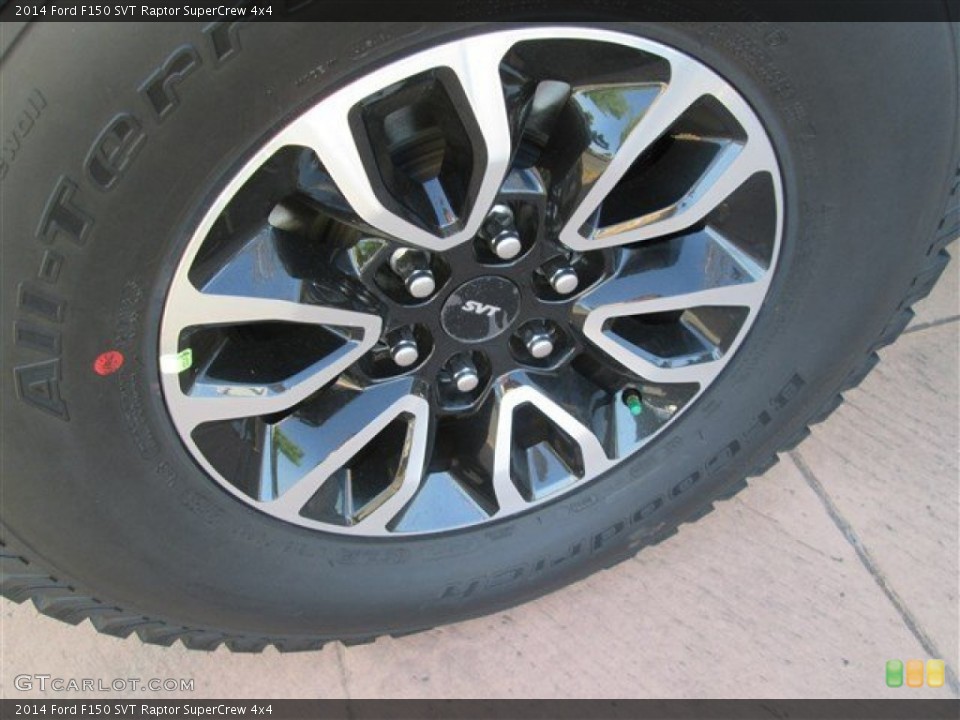 2014 Ford F150 SVT Raptor SuperCrew 4x4 Wheel and Tire Photo #92049893