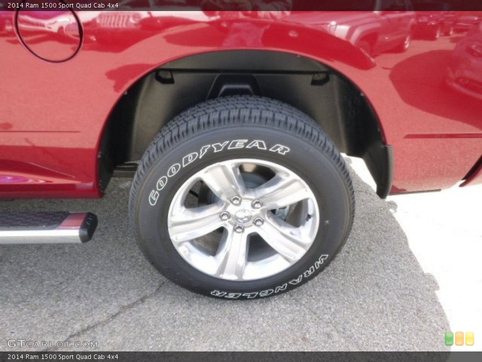 2014 Ram 1500 Sport Quad Cab 4x4 Wheel and Tire Photo #92058260