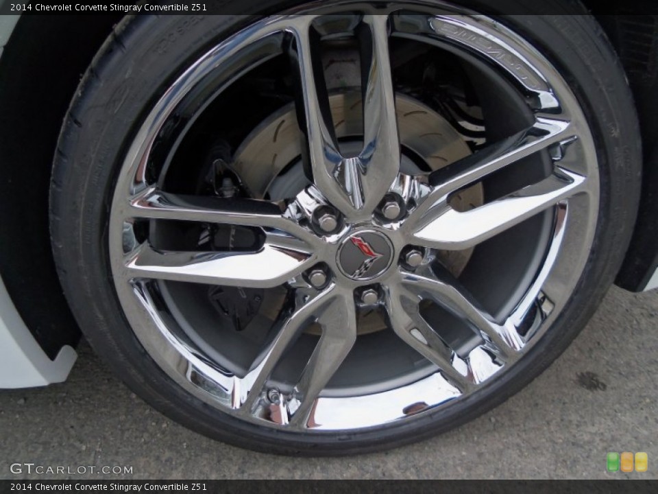 2014 Chevrolet Corvette Stingray Convertible Z51 Wheel and Tire Photo #92069834