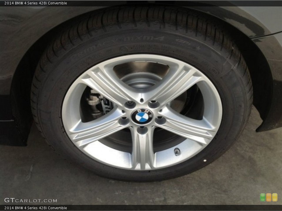 2014 BMW 4 Series 428i Convertible Wheel and Tire Photo #92080072