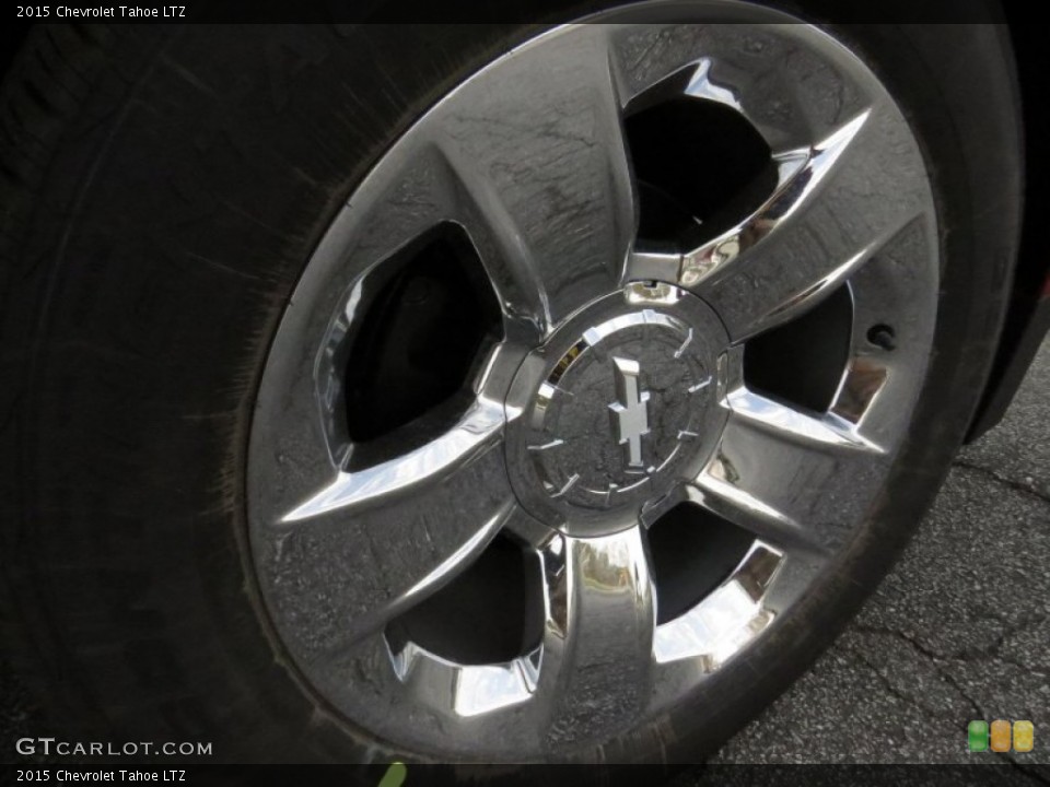 2015 Chevrolet Tahoe LTZ Wheel and Tire Photo #92096764