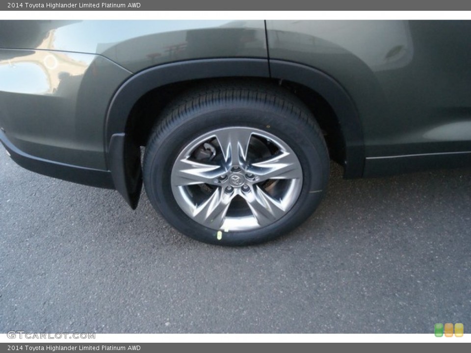 2014 Toyota Highlander Limited Platinum AWD Wheel and Tire Photo #92112332