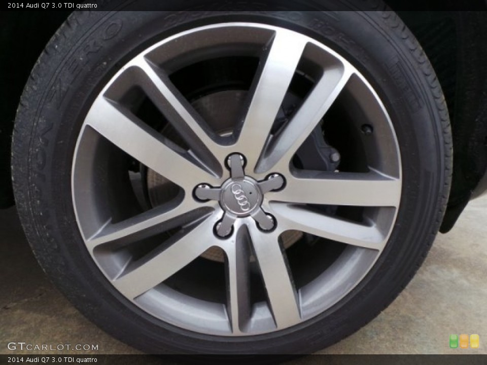 2014 Audi Q7 3.0 TDI quattro Wheel and Tire Photo #92117111