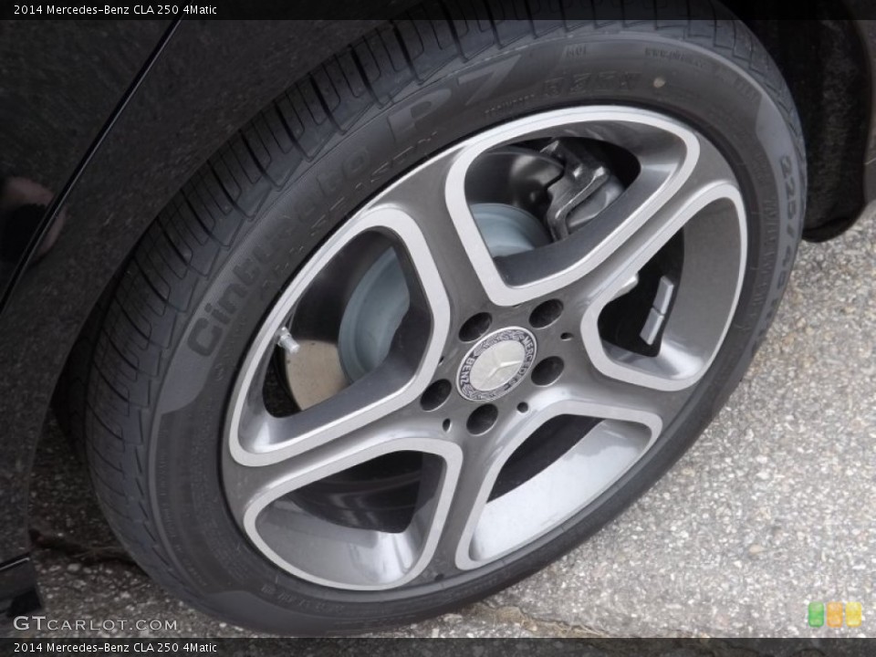 2014 Mercedes-Benz CLA 250 4Matic Wheel and Tire Photo #92127229