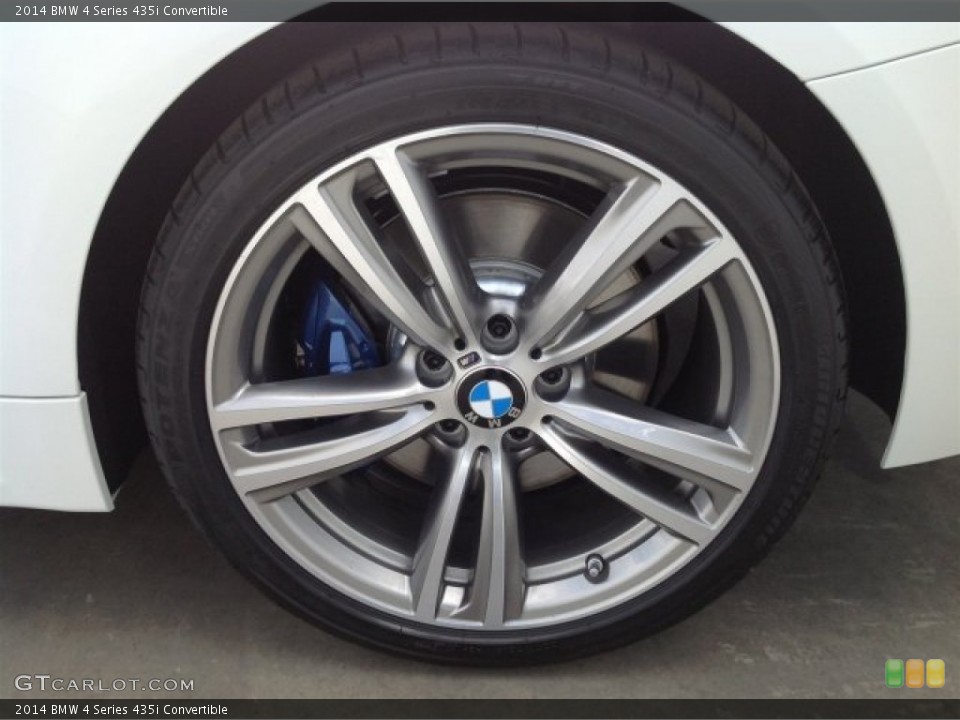 2014 BMW 4 Series 435i Convertible Wheel and Tire Photo #92140897