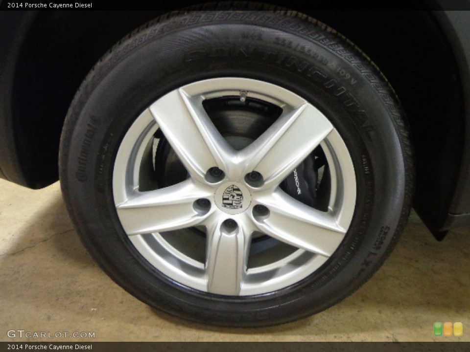 2014 Porsche Cayenne Diesel Wheel and Tire Photo #92153305