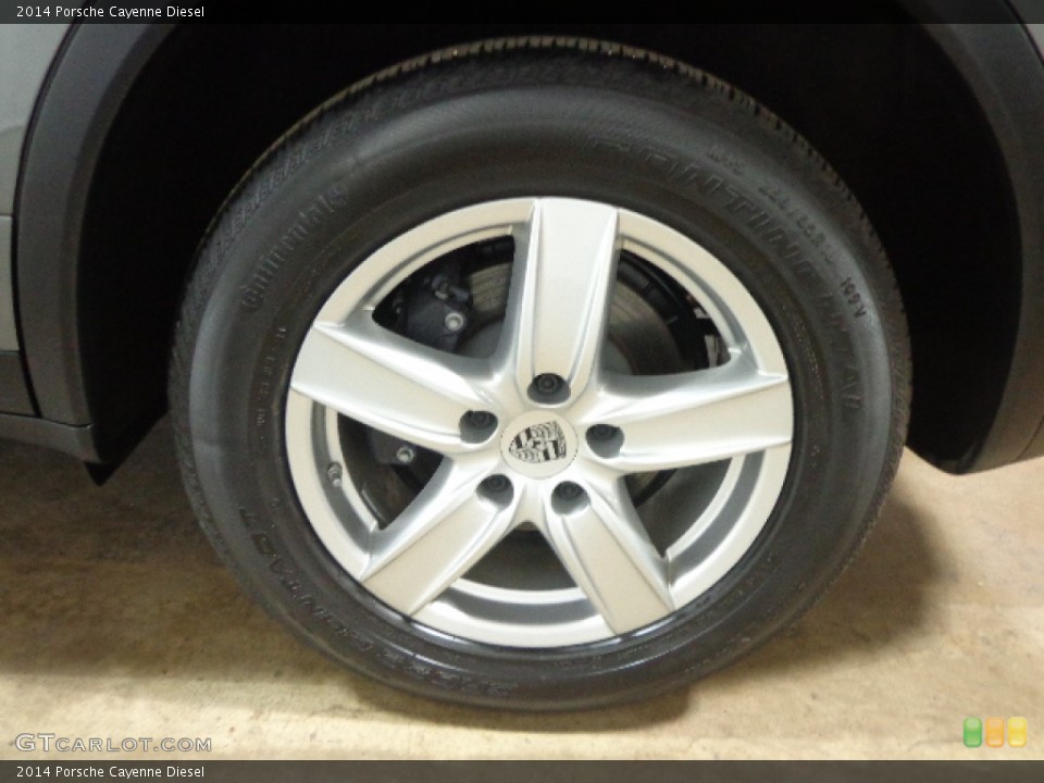 2014 Porsche Cayenne Diesel Wheel and Tire Photo #92153443