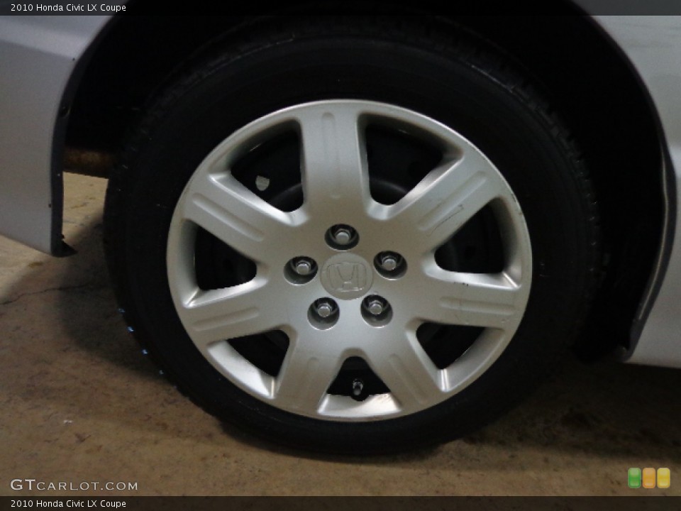 2010 Honda Civic LX Coupe Wheel and Tire Photo #92160403