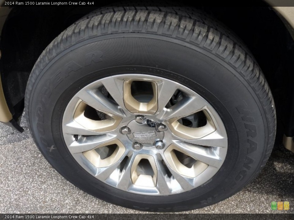 2014 Ram 1500 Laramie Longhorn Crew Cab 4x4 Wheel and Tire Photo #92172982