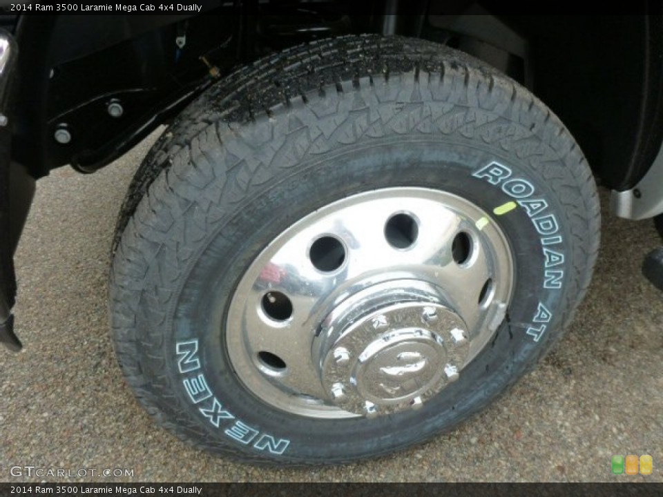 2014 Ram 3500 Laramie Mega Cab 4x4 Dually Wheel and Tire Photo #92175441