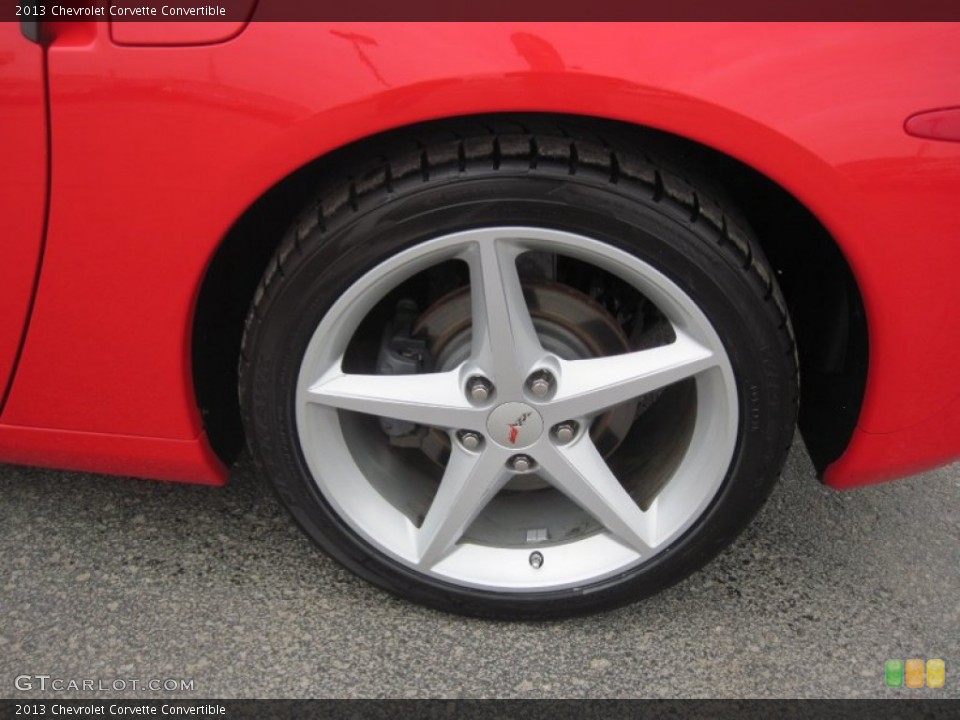 2013 Chevrolet Corvette Convertible Wheel and Tire Photo #92198665