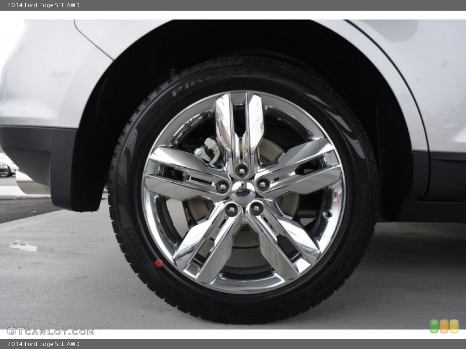 2014 Ford Edge SEL AWD Wheel and Tire Photo #92210791