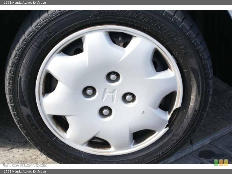 1998 Honda Accord LX Sedan Wheel and Tire Photo #92215842