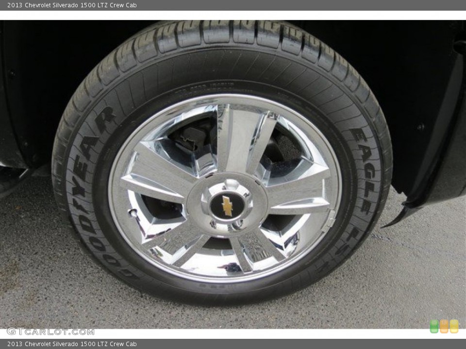 2013 Chevrolet Silverado 1500 LTZ Crew Cab Wheel and Tire Photo #92216482