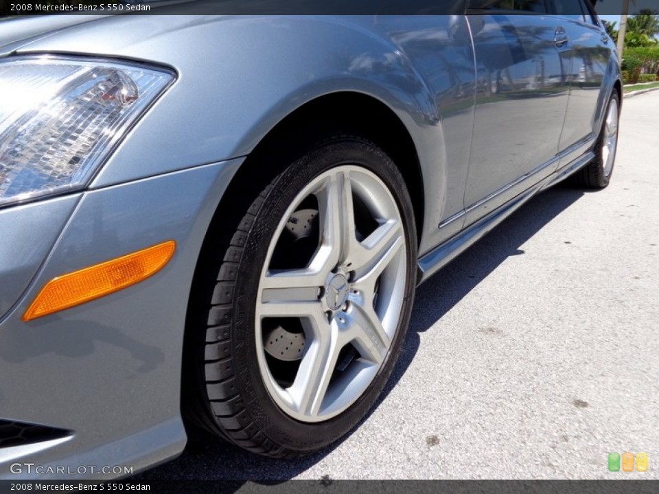 2008 Mercedes-Benz S 550 Sedan Wheel and Tire Photo #92229206