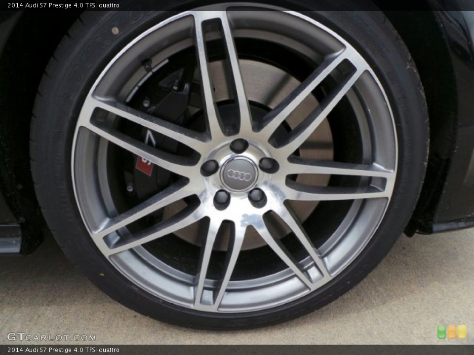 2014 Audi S7 Prestige 4.0 TFSI quattro Wheel and Tire Photo #92236820