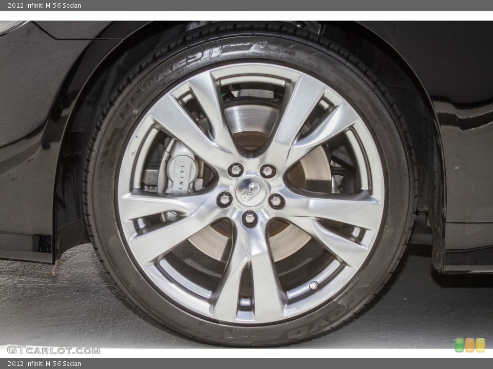 2012 Infiniti M 56 Sedan Wheel and Tire Photo #92238528