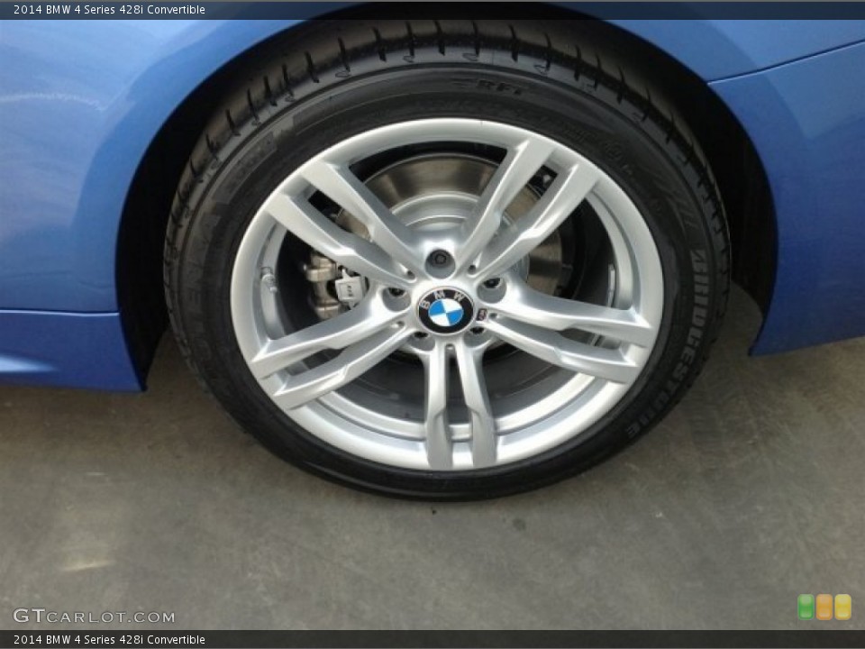 2014 BMW 4 Series 428i Convertible Wheel and Tire Photo #92252318