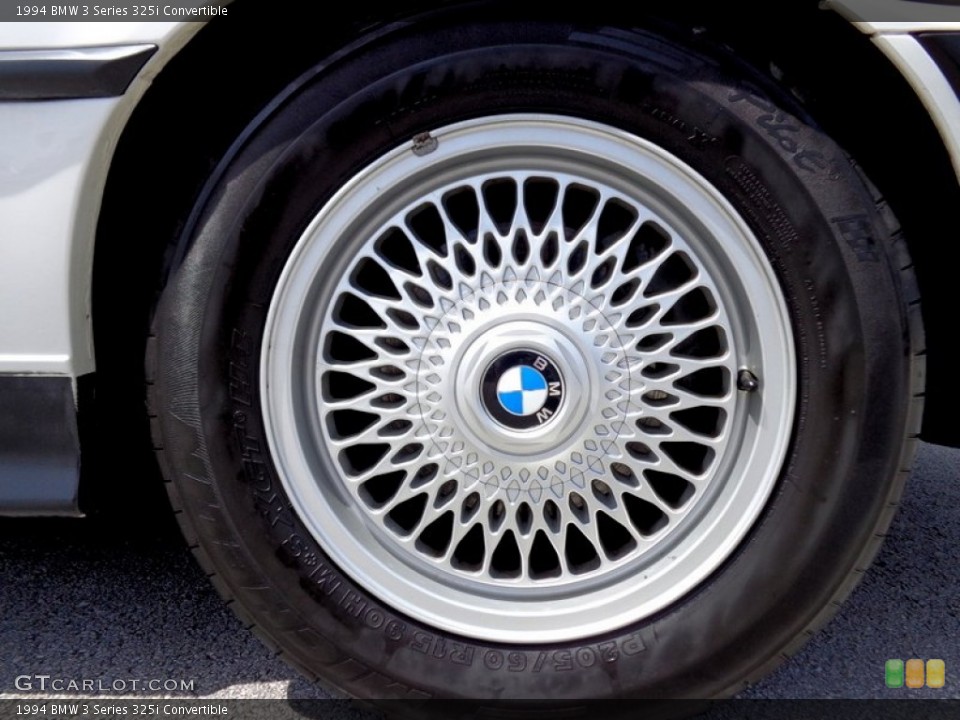 1994 BMW 3 Series 325i Convertible Wheel and Tire Photo #92272432