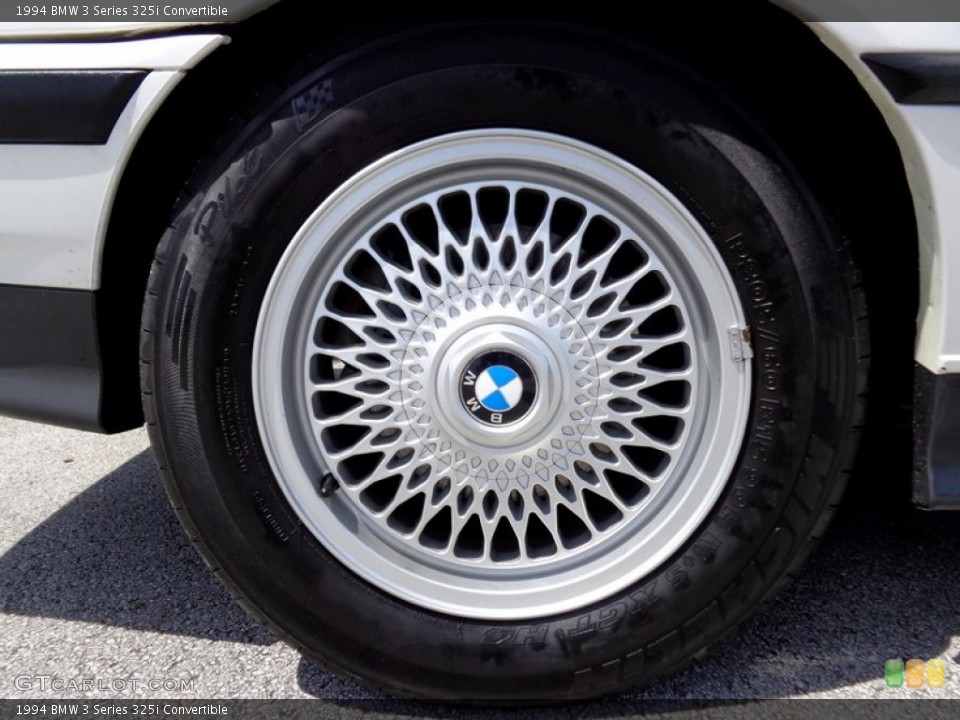 1994 BMW 3 Series 325i Convertible Wheel and Tire Photo #92272483