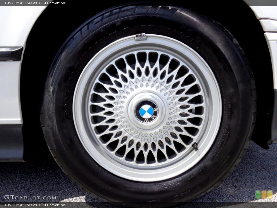 1994 BMW 3 Series 325i Convertible Wheel and Tire Photo #92272513