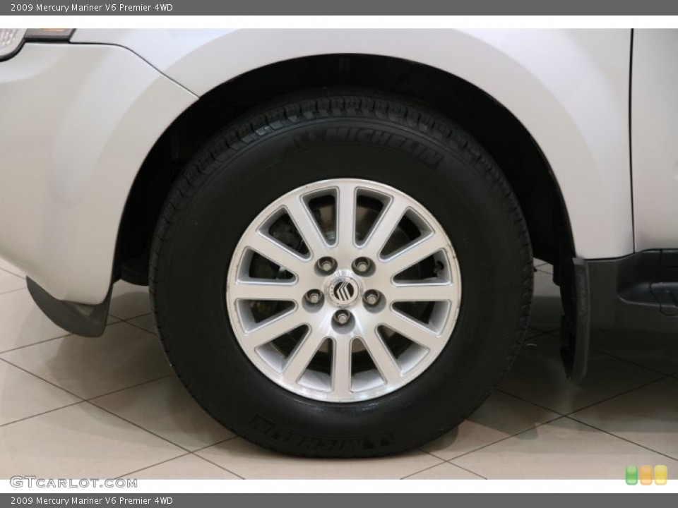 2009 Mercury Mariner V6 Premier 4WD Wheel and Tire Photo #92317359