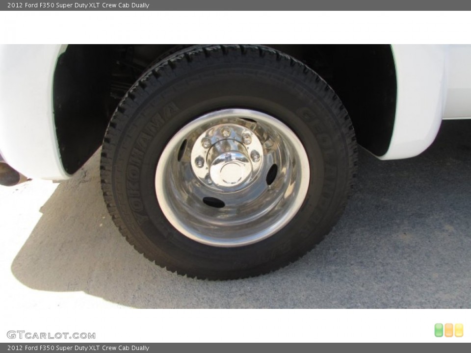 2012 Ford F350 Super Duty XLT Crew Cab Dually Wheel and Tire Photo #92321550