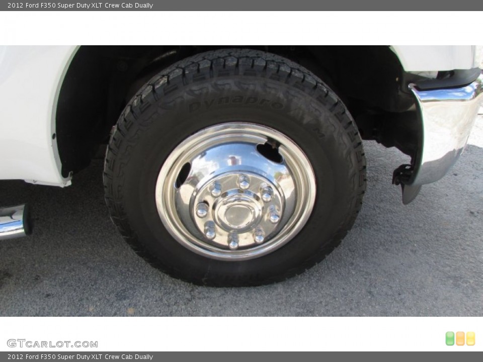 2012 Ford F350 Super Duty XLT Crew Cab Dually Wheel and Tire Photo #92321589