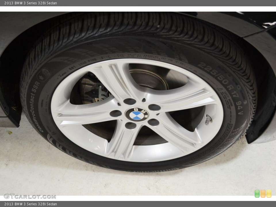 2013 BMW 3 Series 328i Sedan Wheel and Tire Photo #92332488